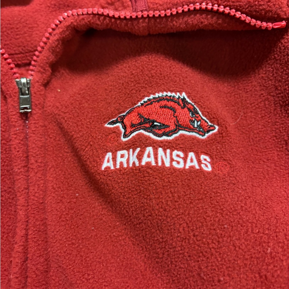 Colosseum Athletics Red Fleece Jacket